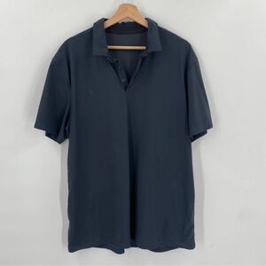 lululemon mens L gray button down shirt